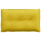 Cuscino per Schiena Giallo 80 x 50 cm Tessuto in Cords