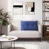 Cuscino per Schiena Blu Polizia 80 x 50 cm Tessuto in Cords