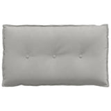 Cuscino per Schiena Grigio chiaro 80 x 50 cm