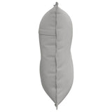 Cuscino per Schiena Grigio chiaro 80 x 50 cm