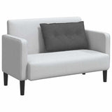 Cuscino per Schiena Grigio scuro 80 x 50 cm Tessuto in Cords