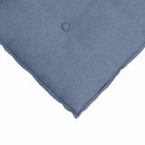 Cuscino per Schiena Blu 80 x 50 cm Tessuto in Cords