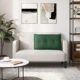 Cuscino per Schiena Verde Giungla 80 x 50 cm Tessuto in Cords