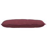 Cuscino per Schiena Rosso Vino 100 x 19 x 50 cm Tessuto
