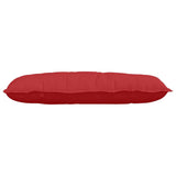 Cuscino per Schiena Rosso 100 x 19 x 50 cm Tessuto