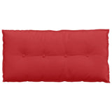 Cuscino per Schiena Rosso 100 x 19 x 50 cm Tessuto
