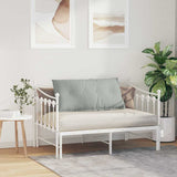 Cuscino per Schiena Grigio chiaro 100 x 50 cm Tessuto in Cords