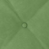 Cuscino per Schiena Verde chiaro 100 x 50 cm Tessuto in Cords