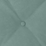 Cuscino per Schiena Verde Mare 100 x 50 cm Tessuto in Cords