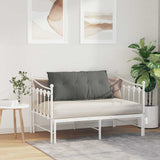 Cuscino per Schiena Grigio scuro 100 x 50 cm