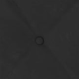 Cuscino per Schiena Nero 100 x 50 cm Tessuto in Microfibra