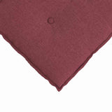 Cuscino per Schiena Rosso Vino 120 x 19 x 50 cm Tessuto