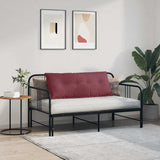 Cuscino per Schiena Rosso Vino 120 x 19 x 50 cm Tessuto