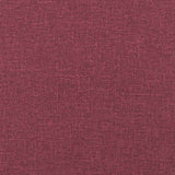 Cuscino per Schiena Rosso Vino 120 x 19 x 50 cm Tessuto