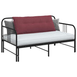 Cuscino per Schiena Rosso Vino 120 x 19 x 50 cm Tessuto