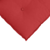 Cuscino per Schiena Rosso 120 x 19 x 50 cm Tessuto