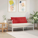 Cuscino per Schiena Rosso 120 x 19 x 50 cm Tessuto