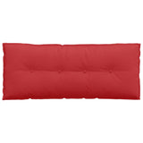 Cuscino per Schiena Rosso 120 x 19 x 50 cm Tessuto