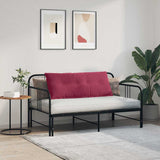 Cuscino per Schiena Rosso Vino 120 x 50 cm Tessuto in Cords