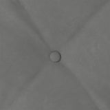 Cuscino per Schiena Grigio scuro 120 x 50 cm