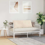 Cuscino per Schiena Beige 120 x 50 cm Tessuto in Microfibra