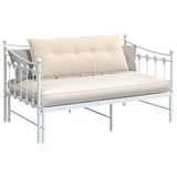 Cuscino per Schiena Beige 120 x 50 cm Tessuto in Microfibra