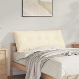 Cuscino per Schiena Crema 120 x 50 cm Tessuto in Cords