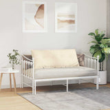 Cuscino per Schiena Crema 120 x 50 cm Tessuto in Cords
