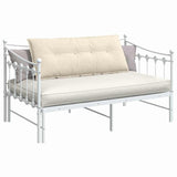 Cuscino per Schiena Crema 120 x 50 cm Tessuto in Cords