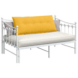 Cuscino per Schiena Giallo Chiaro 120 x 50 cm Tessuto in Cords