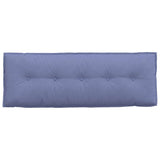 Cuscino per Schiena Blu jeans 140 x 19 x 50 cm Tessuto
