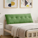 Cuscino per Schiena Verde chiaro 140 x 50 cm Tessuto in Cords