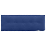 Cuscino per Schiena Blu Polizia 140 x 50 cm Tessuto in Cords