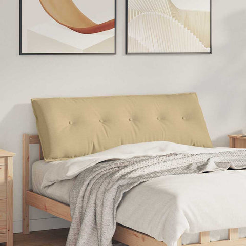 Cuscino per Schiena Grigio Verde 140 x 50 cm Tessuto in Cords