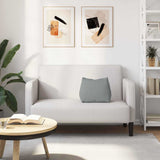 Cuscino per Schiena Grigio chiaro 45 x 20 x 35 cm Tessuto