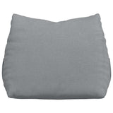 Cuscino per Schiena Grigio chiaro 45 x 20 x 35 cm Tessuto