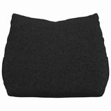 Cuscino per Schiena Nero 45 x 20 x 35 cm Tessuto