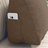 Cuscino per Schiena Marrone 45 x 20 x 35 cm Tessuto