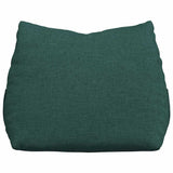 Cuscino per Schiena Verde Scuro 45 x 20 x 35 cm Tessuto