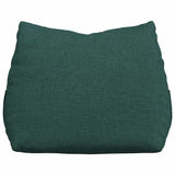 Cuscino per Schiena Verde Scuro 45 x 20 x 35 cm Tessuto