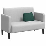 Cuscino per Schiena Verde Scuro 45 x 20 x 35 cm Tessuto