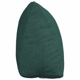 Cuscino per Schiena Verde Scuro 45 x 20 x 35 cm Tessuto