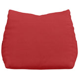 Cuscino per Schiena Rosso 45 x 20 x 35 cm Tessuto
