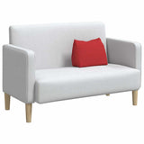 Cuscino per Schiena Rosso 45 x 20 x 35 cm Tessuto