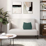 Cuscino per Schiena Verde Scuro 45 x 20 x 35 cm