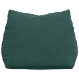Cuscino per Schiena Verde Scuro 45 x 20 x 35 cm