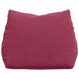 Cuscino per Schiena Rosso Vino 45 x 20 x 35 cm Tessuto in Cords