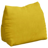 Cuscino per Schiena Giallo 45 x 20 x 35 cm Tessuto in Cords
