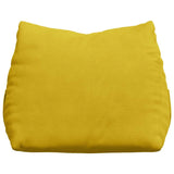 Cuscino per Schiena Giallo 45 x 20 x 35 cm Tessuto in Cords