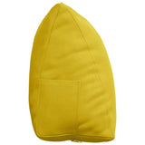 Cuscino per Schiena Giallo 45 x 20 x 35 cm Tessuto in Cords